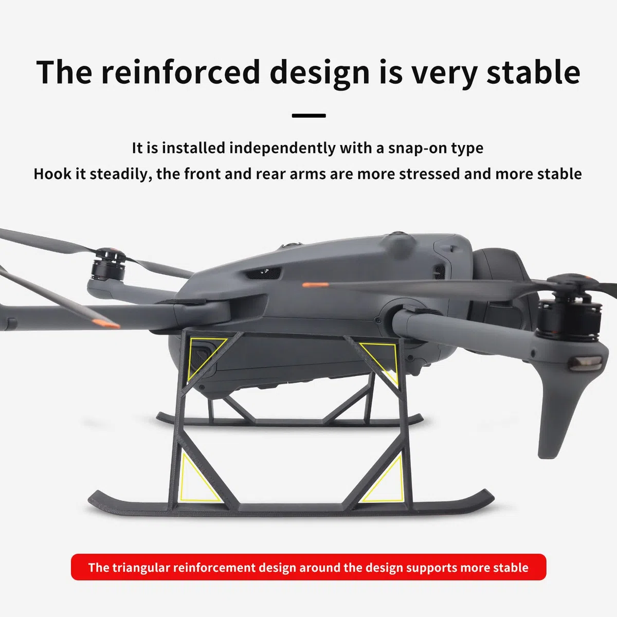Verlängerte Beine für DJI Mavic 4 Pro Drohne Landing Gear Height Enhancement Stand Heightening Bracket Height Increasing Kickstand Landing Protection