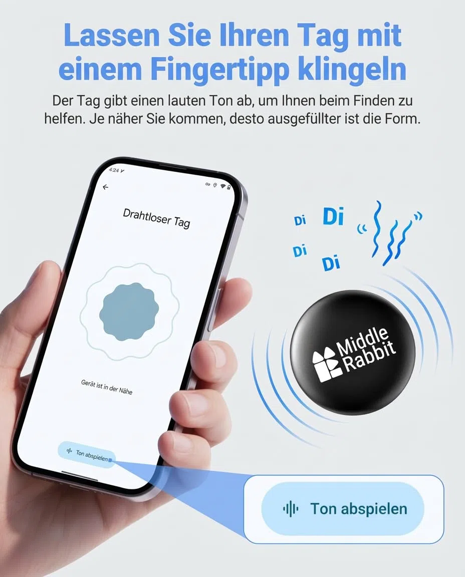 (2er-Set) GPS Tracker für Kinder Android, kompatibel mit Google Find Hub, ohne ABO, Bluetooth Tracker mit Silikonhülle & Sicherheitsnadel für Kleidung, Rucksack & Schule