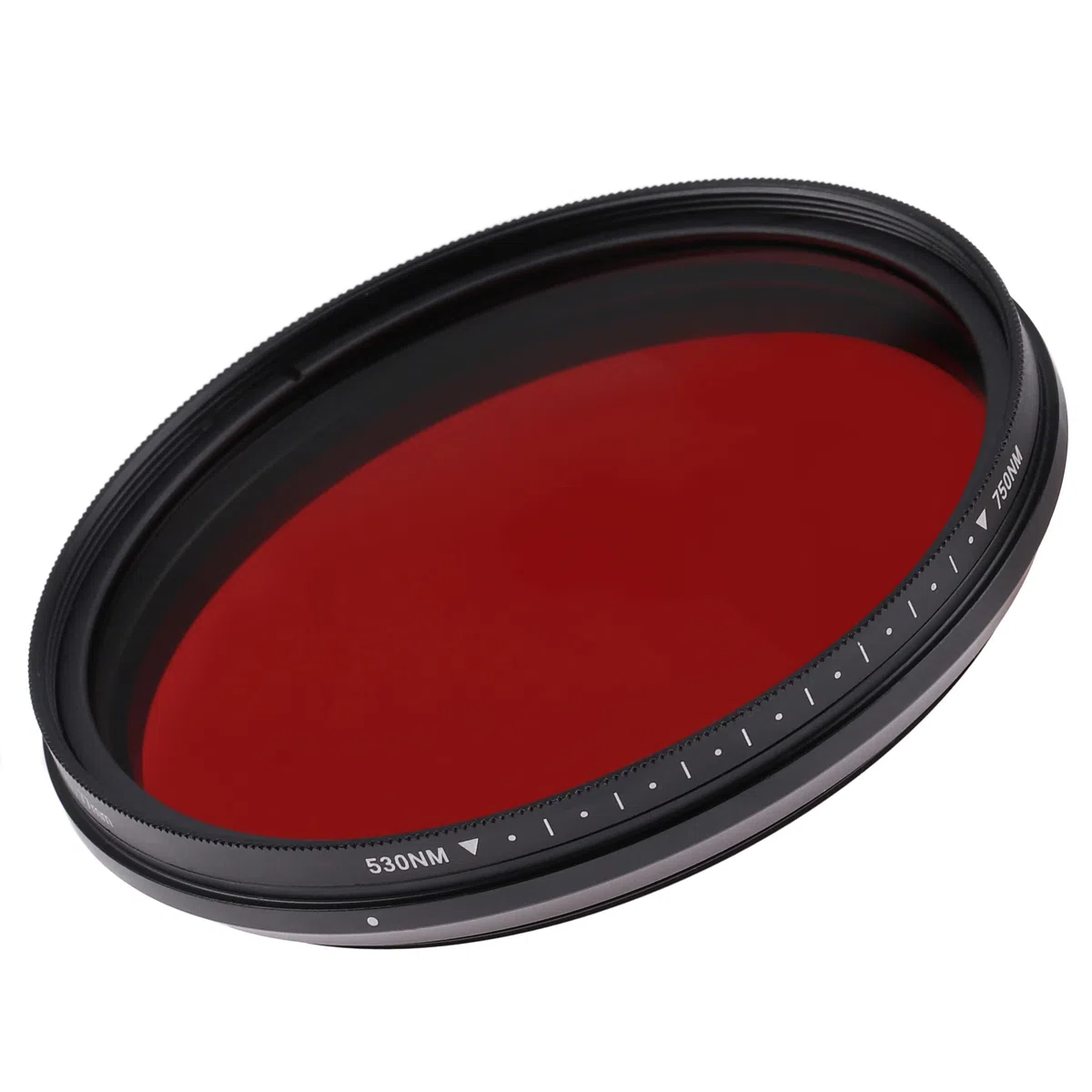 Fotga Sechs-in-Eins Einstellbarer Variabler Infrarot-IR-Pass-Röntgenlinsenfilter Stufenlos 530nm bis 650nm 680nm 720nm 750nm 52mm