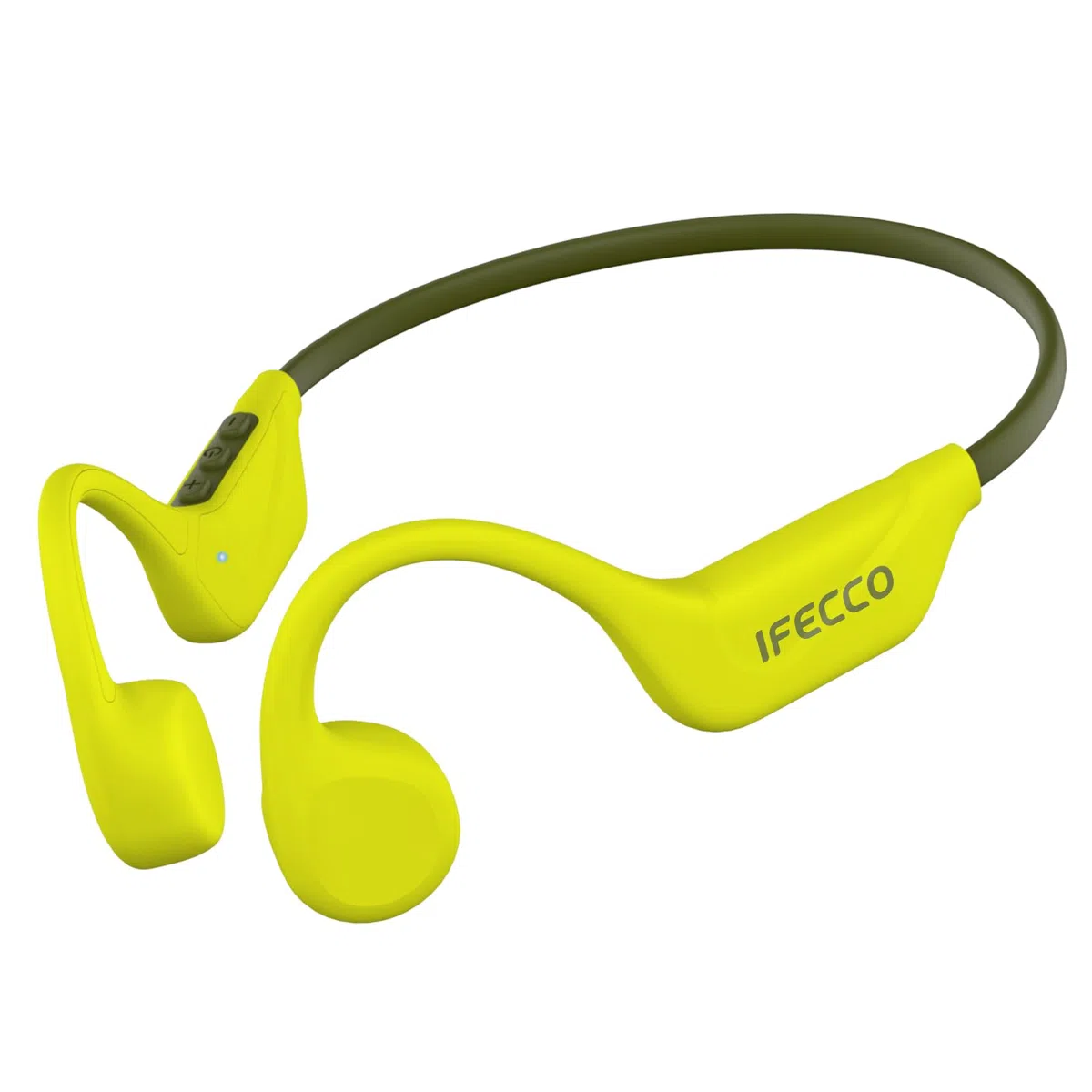 IFECCO Knochenschall Kopfhörer - Bone Conduction Headphones Bluetooth 5.4,IPX5 wasserdichte Knochenschall Headset mit Mikrofon,Sport Kopfhörer für Läufer Radfahren Fahrrad