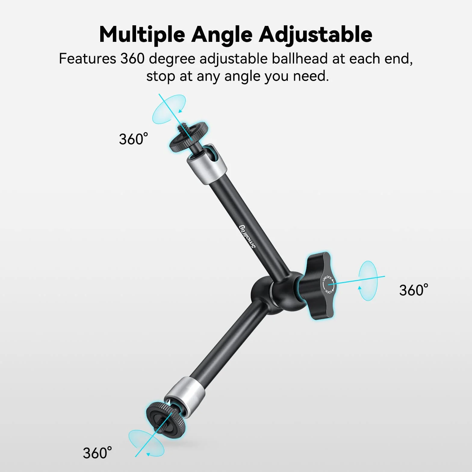 SMALLRIG Magic Arm 9,8 Zoll für LCD-Monitor DSLR Kamera Rig - 2066B