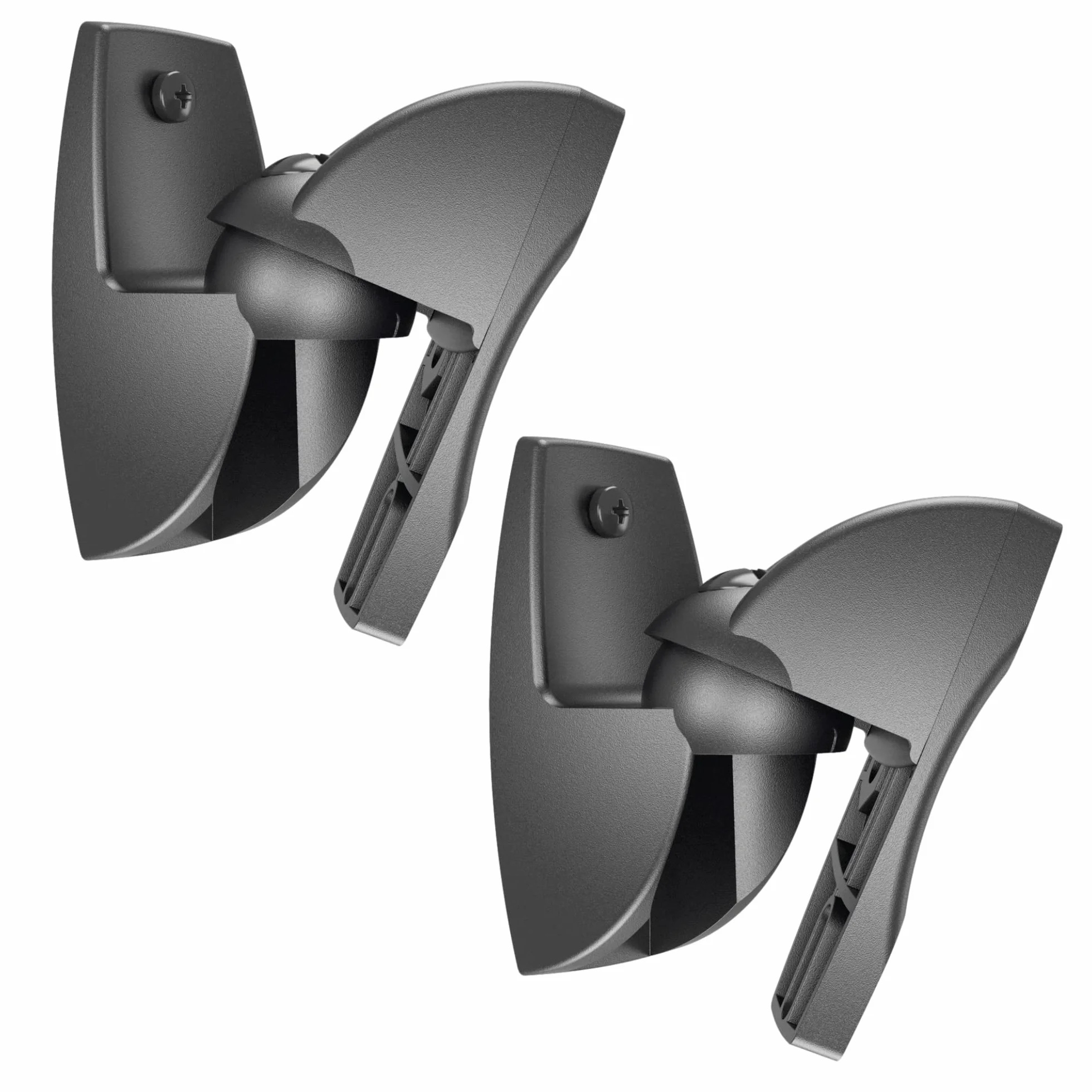 Vogel's VLB 500 Lautsprecher Boxen Wandhalterung Set | schwenkbar und neigbar | vormontiert | max. 5 kg | Umweltfreundliche Verpackung | Schwarz (2X)