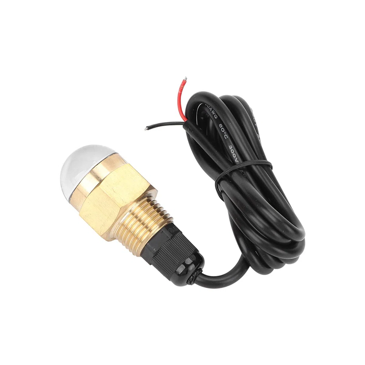 Tbest Boot Ablassschraube Licht, Ablassschraube LED Licht IP68 Wasserdicht 1/2 Zoll Gewinde 840LM Unterwasserlampe Universal für Yachtschiffe