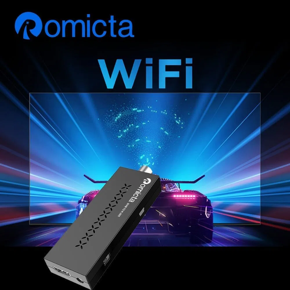 Romicta DVB-T2 Receiver 2025 & Kabel-Receiver DVB-C – H.265 HEVC FTA Full HD PVR, USB, HDMI, Digitaler Terrestrischer TV-Tuner, Full HD 1080p High Definition Digital Receiver