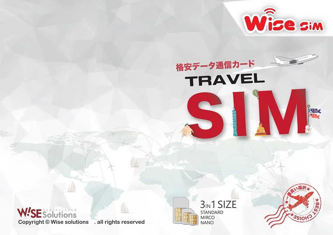 Sim2Fly Prepaid SIM Karte Asien für 32 Länder - 6GB Datenvolumen für 8 Tage in LTE Geschwindigkeit