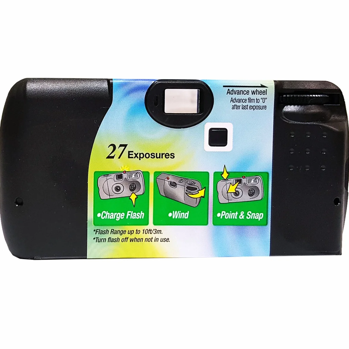 Fujifilm Quicksnap Flash Einwegkamera (5er Pack) - 27 Fotos mit Blitz