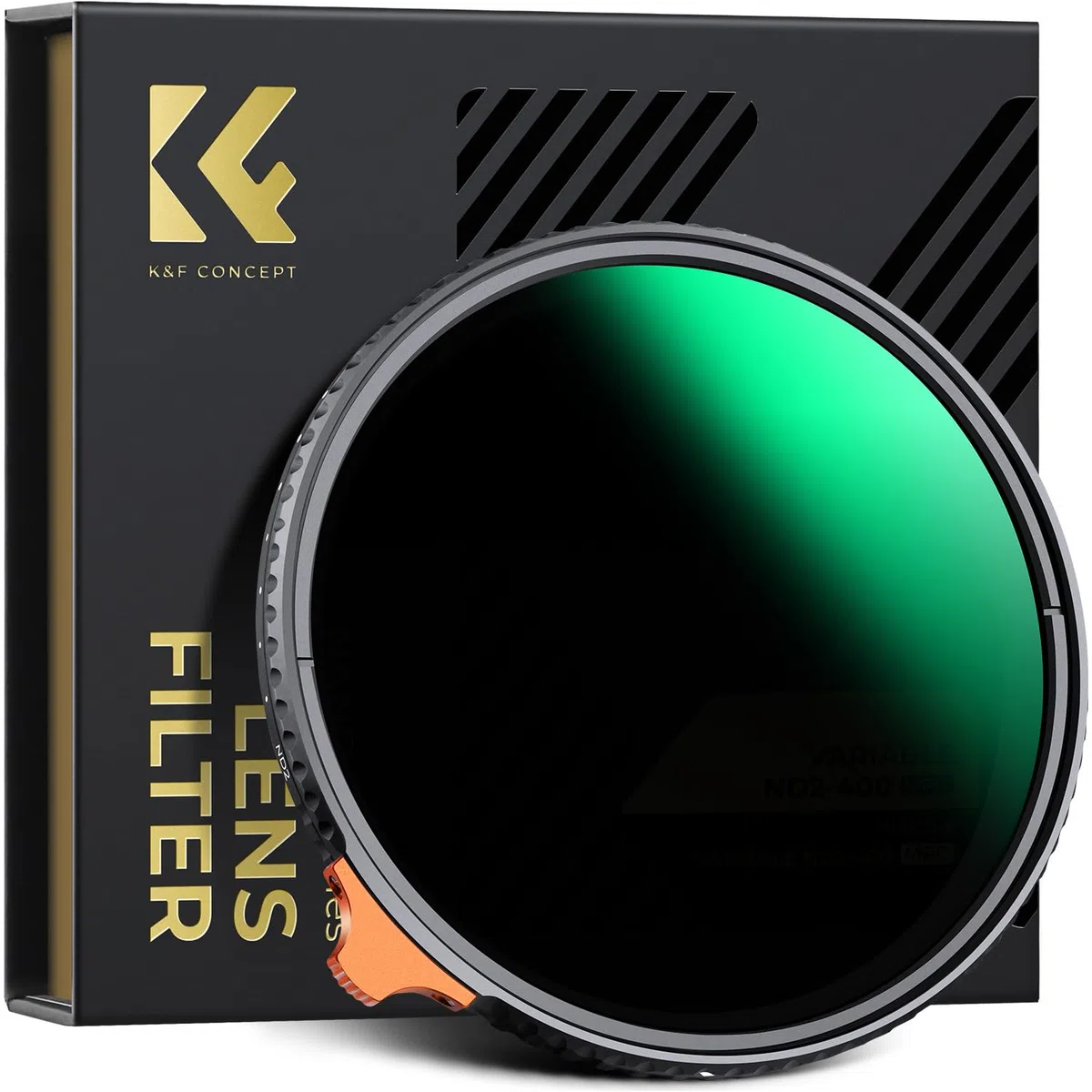 K&F CONCEPT Nano-X 67mm ND Filter Variabler Graufilter ND2-400 (1-9 Stop) Vario ND Filter mit Filtertasche