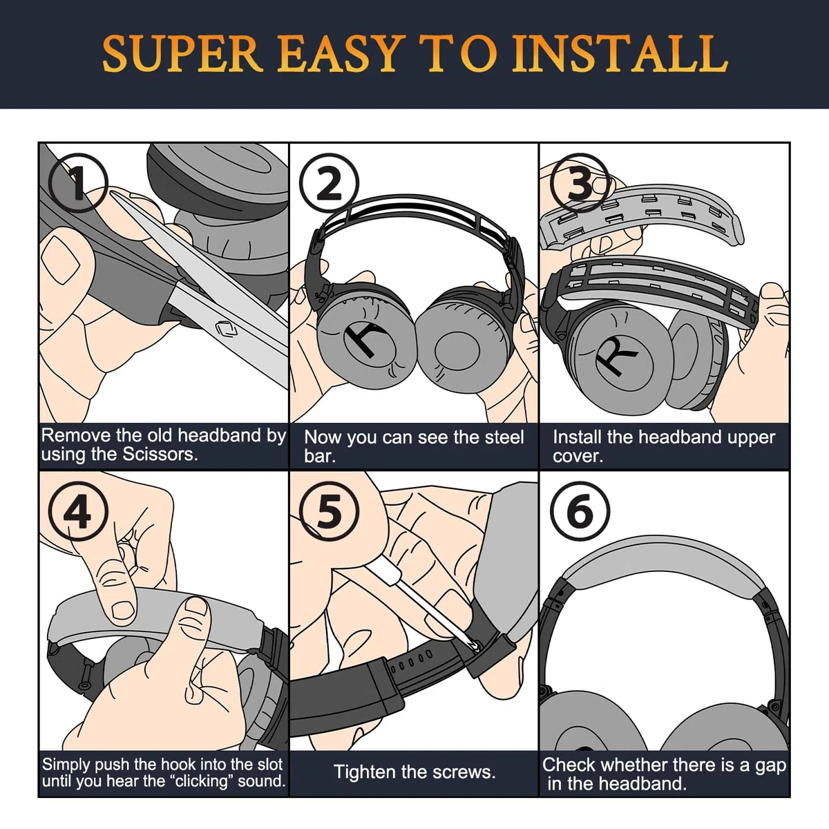 SOULWIT Ersatz Ohrpolster + Weiche Silikon-SchutzhüLle Tasche Kombination für Bose QuietComfort 35 (QC35), Quiet Comfort 35 II (QC35 II), QC45 Over-Ear Kopfhörern