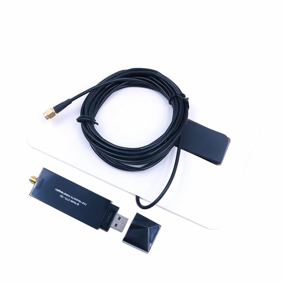DollaTek DAB Radio Receiver In Auto Antenne Digital DAB+ Adapter Tuner Box Audio USB Amplified Loop Antenne Dekodierung Radioempfang für Android