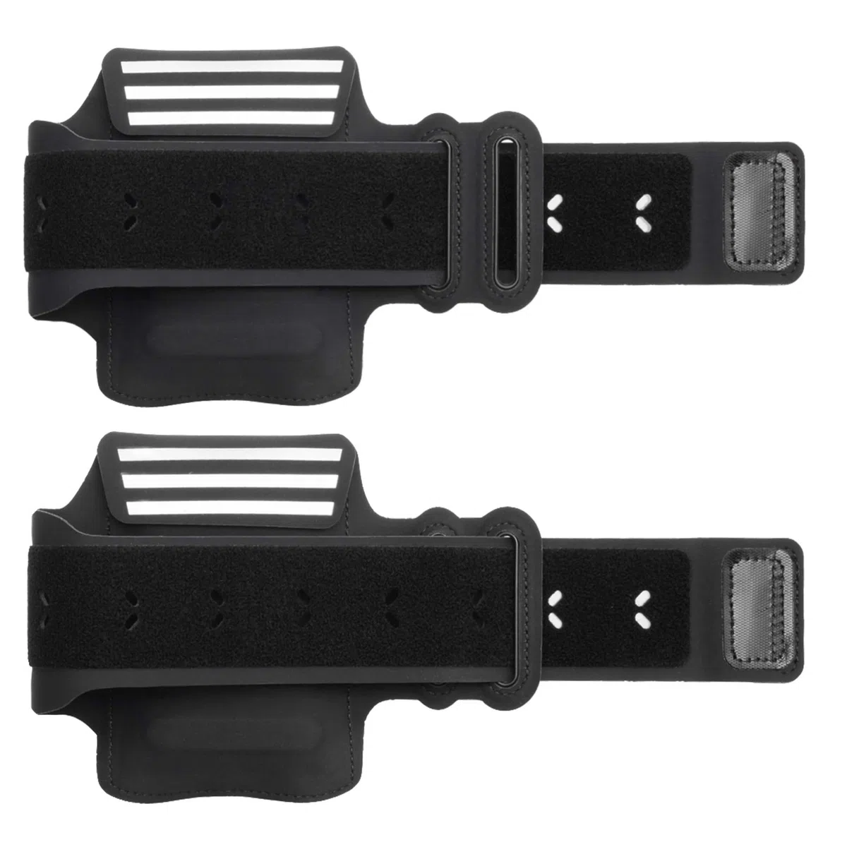 Sony Walkman NW-A55L NW-A105 NWA45 NW-A35 Laufarmband Schweißfestes Sportarmband mit Verlängerungsgurt/Kabelführung (Schwarz)