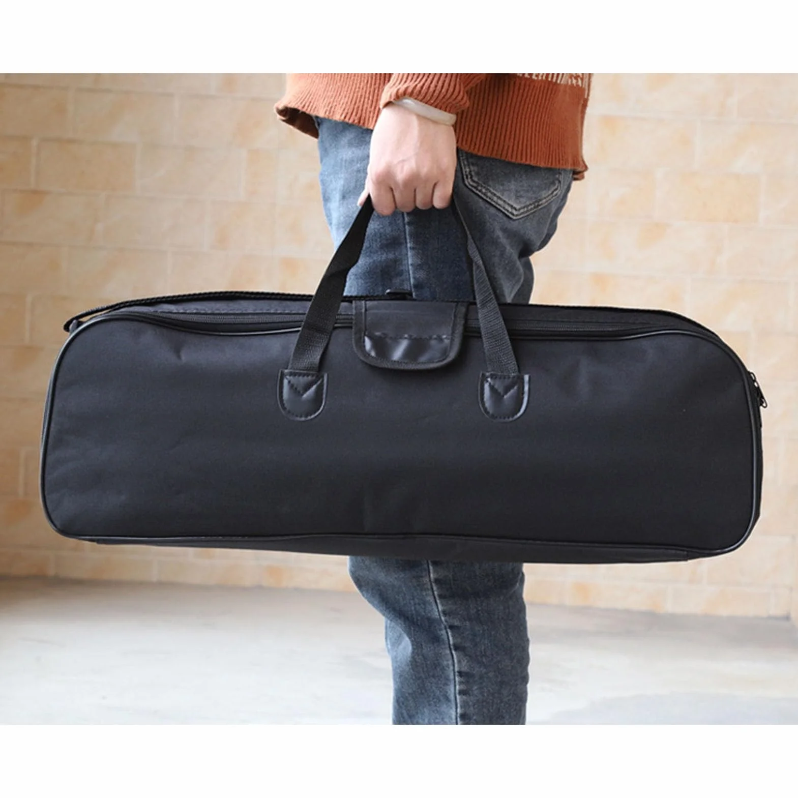 Große Teleskoptasche, Stoßfeste Teleskop Aufbewahrungstasche mit Anti Rutsch Haken, Mehrzweck Teleskop Tragetasche mit Verstellbarem Schultergurt für Teleskop Zubehör