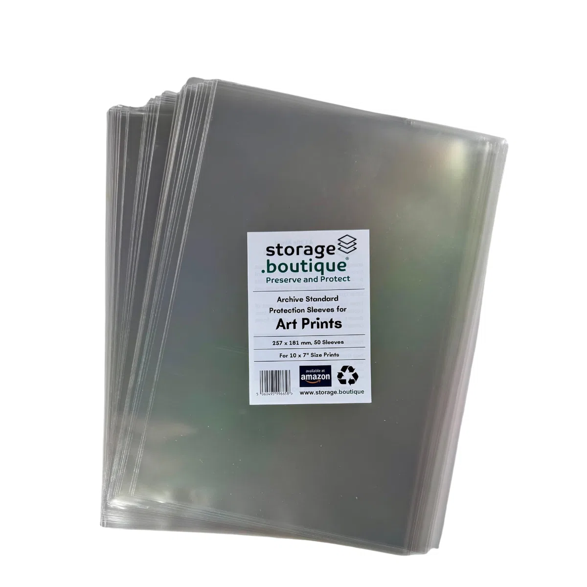 Kunstdruck-Schutzhüllen Archivstandard säurefrei 257x181mm 50