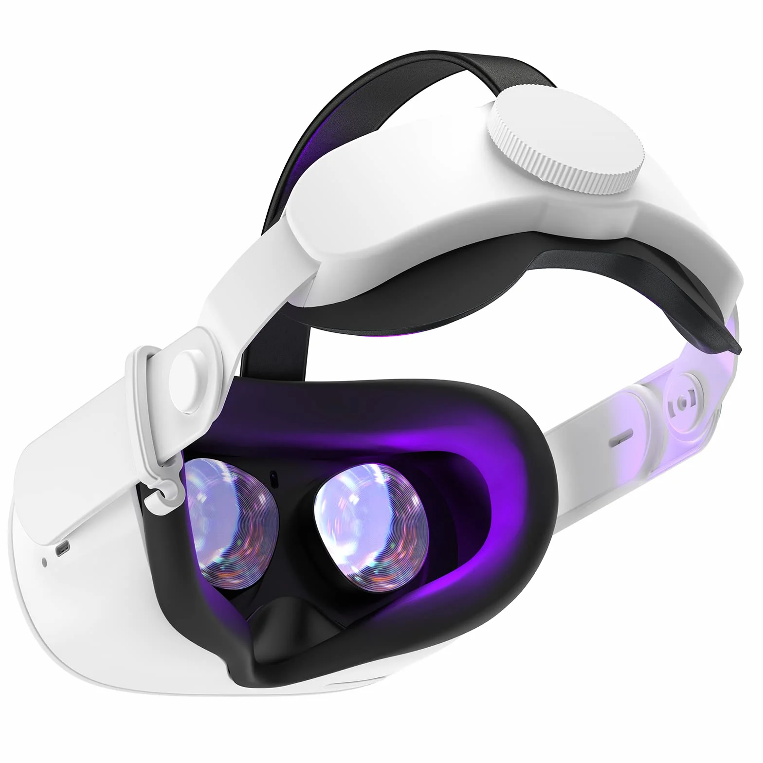 SUPERUS Elite Strap für Oculus Quest 2 - Head Strap Ersatz für Meta Quest 2, VR Zubehör kompatibel mit Quest 2 - Verbesserter Komfort, reduziert den Druck auf den Kopf - mit verstellbarem Scharnier