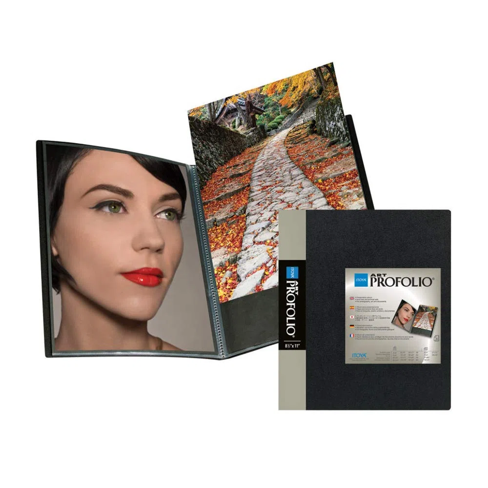 ITOYA Art Profolio Portfolio Sichtbuch, 12,7 x 17,8 cm, 24 Hüllen für 48 Ansichten