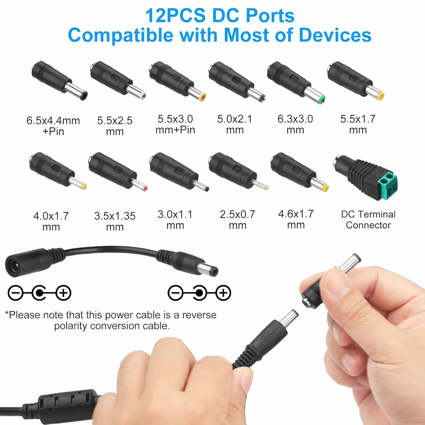 Universal Netzteil 12V 12A, Verstellbarer Netzadapter 3V-12V 144W Einstellbares Netzteil 100V-240V AC to DC 3V 4.5V 5V 6V 7.5V 9V 12V 1A 2A 3A 4A 5A 10A mit 14 DC Steckern