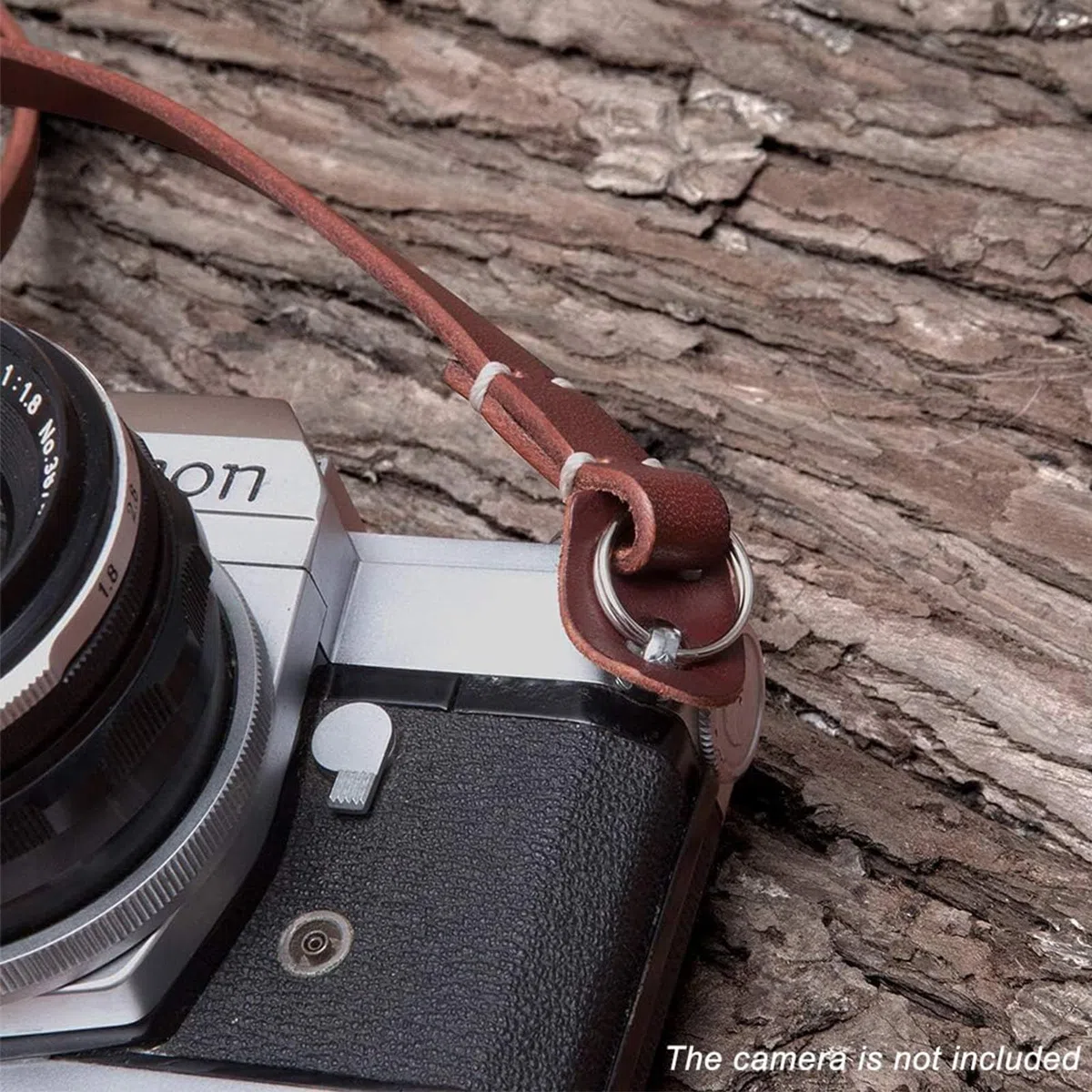 Kameragurt Kamera Halsband Natur Leder Kamera Tragegurt Verstellbar für DSLR SLR Kompakt Kamera für Sony, Canon, Pentax, Nikon, Olympus usw