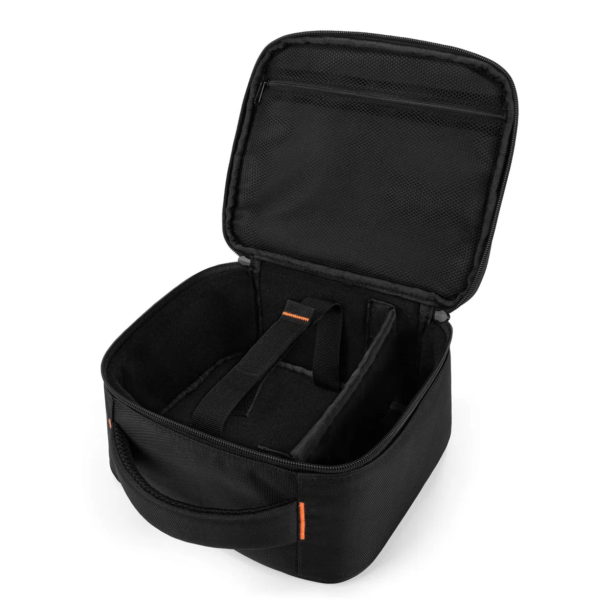 CURMIO Beamer Tasche, Tragetasche für Mini Projektor, Projektortasche Kompatibel mit DR.J und QKK und Andere Kleine Beamer und Zubehör (OHNE ZUBEHÖR ENTHALTEN), Schwarz