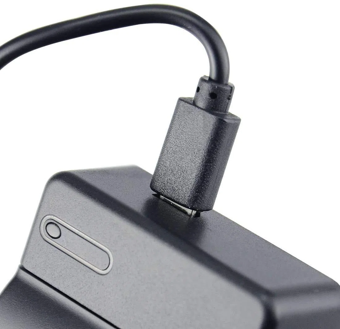 DSTE VW-VBG6 Li-Ionen Batterie und Micro USB Ladegerät Anzug kompatibel mit Panasonic NV-GS90,NV-GS98,PV-GS90,PV-GS500,SDR-H90,SDR-H258,AG-AC7,AG-AC130A,AG-AC160A,AG-AF100,HDC-HMC40