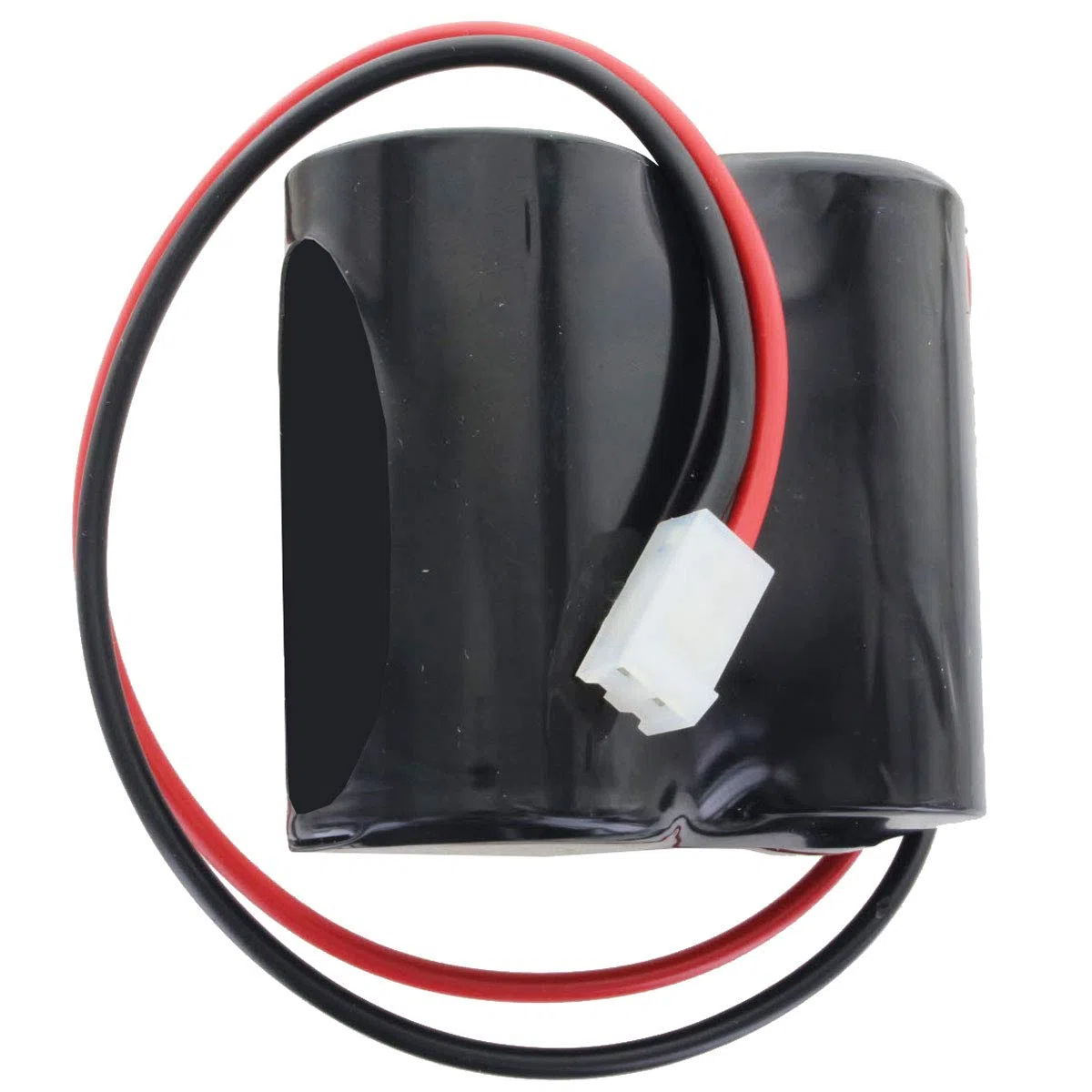 AkkuShop-Artikel 2 Stück Ersatzbatterie passend für ABUS FU2986, FU8220, FU8222, Secvest kompatibel für 2WAY-Funk-Außensirene (Bitte Polung beachten)