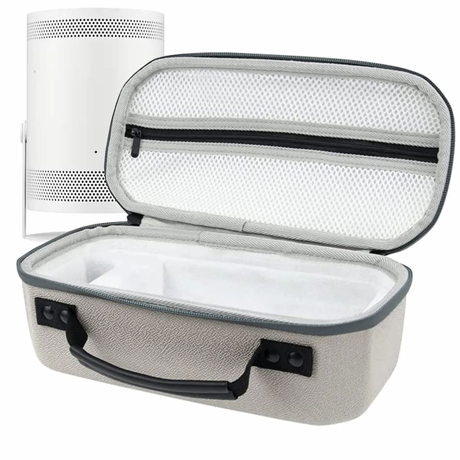 Hart Taschen & Gehäuse für Samsung 30”- 100” The Freestyle Schlau Tragbar Beamer,Tragen Reise-Aufbewahrungstasche für SP-LSP3BLAXZA Beamer Zubehör