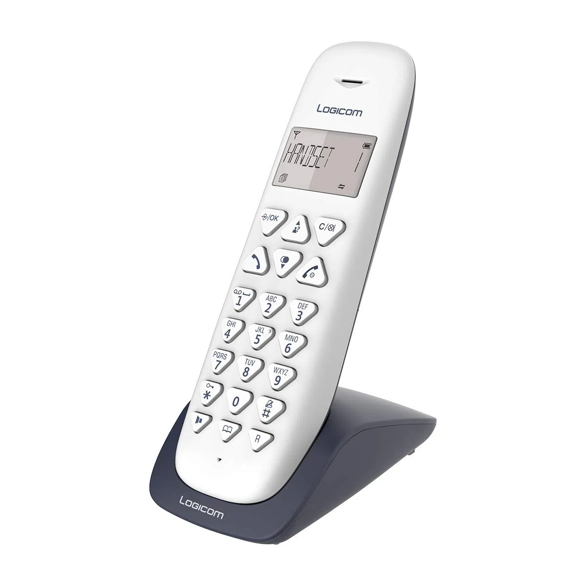 Telefon Fixed Wireless - Schnurlostelefon mit Anrufbeantworter - Solo - analoge und DECT-Telefone - Vega Logicom 155T Wireless-Festnetz mit Slate Answering