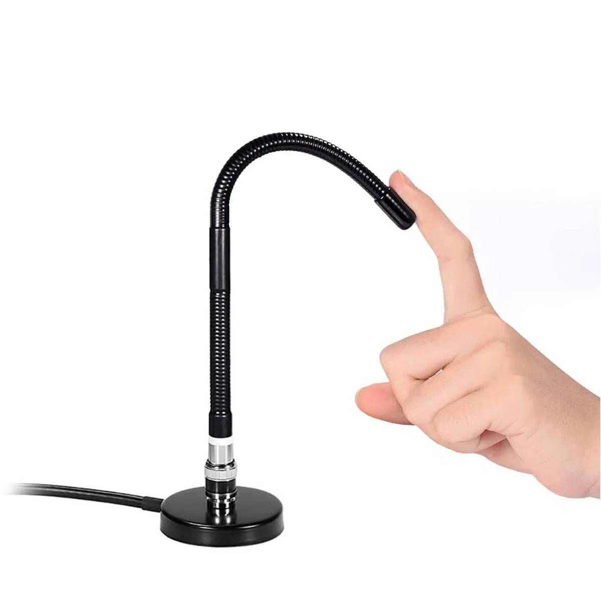 Bingfu CB Antenne 27-MHz CB-Radioantenne BNC PL259 Soft Whip Magnetfuß Antenne Kompatibel mit Cobra Midland Uniden Maxon President Tragbarer tragbarer CB-Radio-Mobilfunk-Scanner