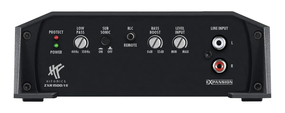 HiFonics ZXR1500/1E - 1-Kanal CLASS D Premium Digital Compact Verstärker mit 1500 Watt RMS | ZEUS EXPANSION SERIE