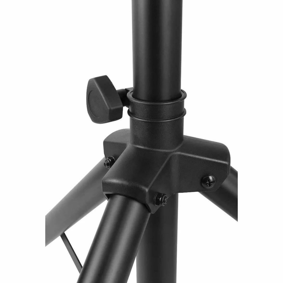Vonyx LS01K Lautsprecherständer, höhenverstellbar 110cm-180cm, Universal Boxenständer, Speaker Stand bis ca. 20 Kg Traglast, Lautsprecher Ständer mit versteckter Kabelführung- Schwarz
