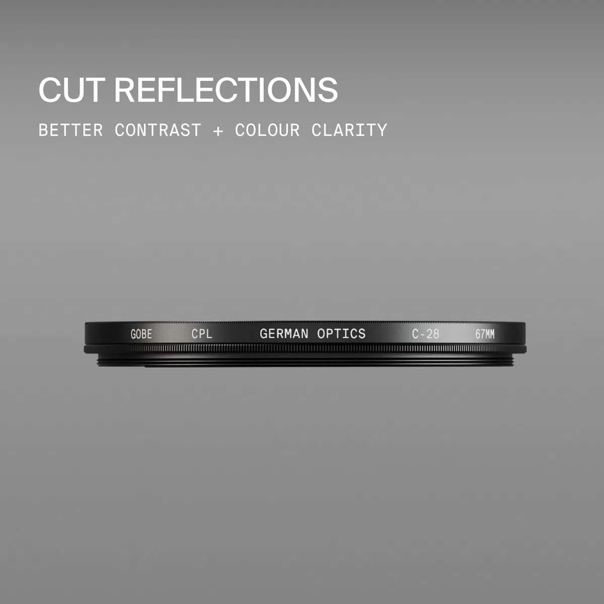 Gobe 95 mm Polfilter (Polarisationsfilter) CPL (Pro)