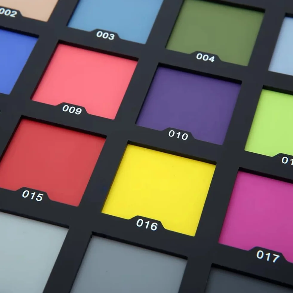24 Color Card Test Fotografie Palette Farbkarte zum Ausgleichen der Farben im Foto Board