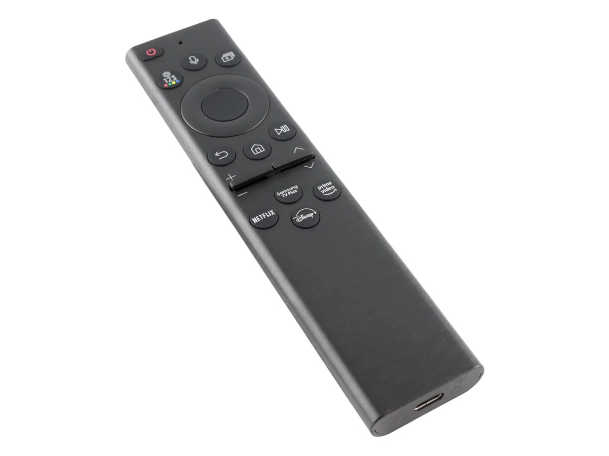 Ersatz für Samsung Fernbedienung BN59-01385B, BN59-01385A, TM2280E - USB-C, Eco Solar & Sprachfunktion - GQ43QN90 GQ43QN92 GQ43QN93 GQ43QN94 GQ55S95 GQ65S95. - SUB BN59-01391B, TM2281E