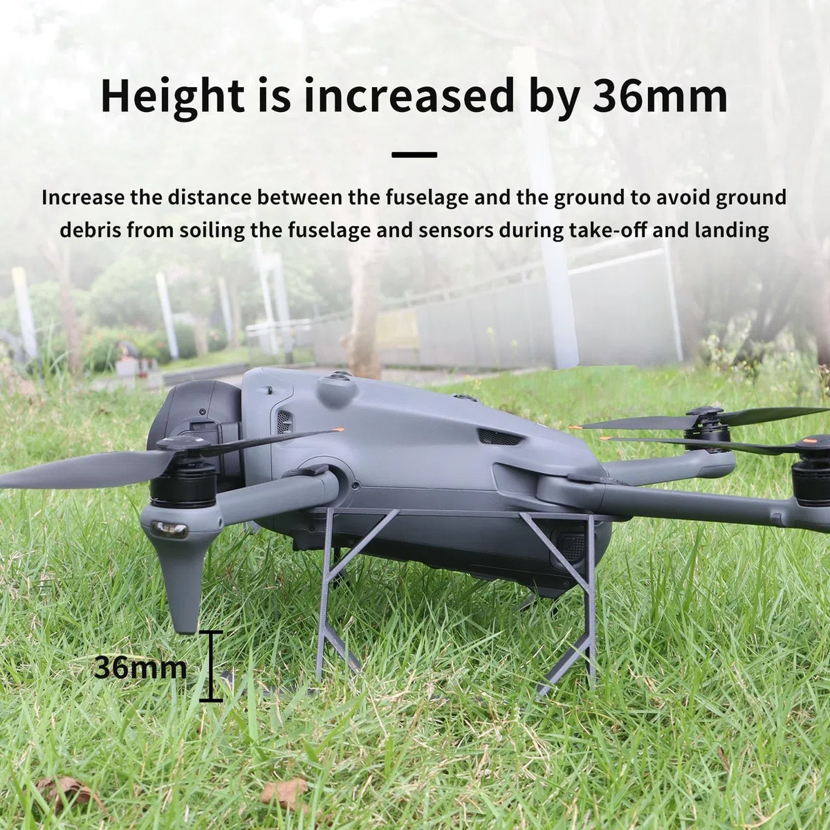 Verlängerte Beine für DJI Mavic 4 Pro Drohne Landing Gear Height Enhancement Stand Heightening Bracket Height Increasing Kickstand Landing Protection