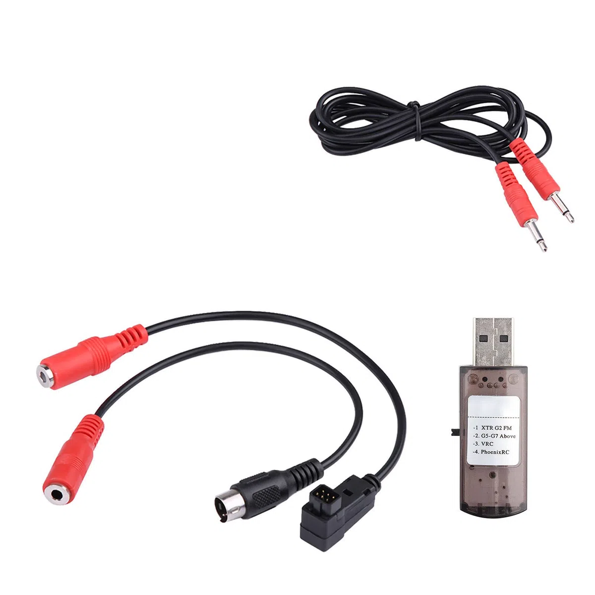 36 in 1 RC -Simulator USB mit Kabeln - Stabil