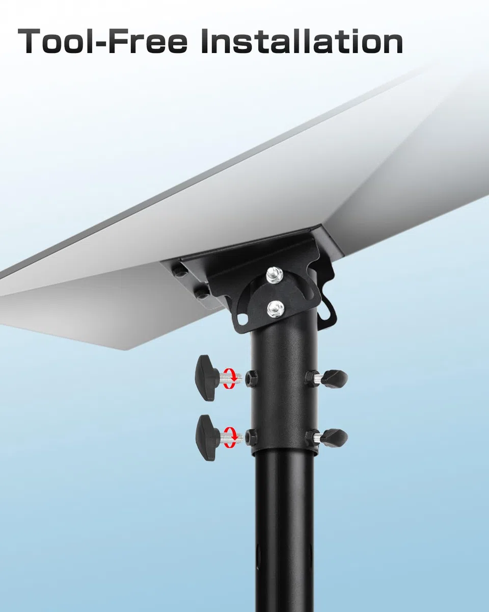 PAIRIER Rohradapter für Starlink Gen 3, kompatibel mit der Starlink Standard-Satellitenschüssel V3, für Masten mit einem Durchmesser von 28–54 mm