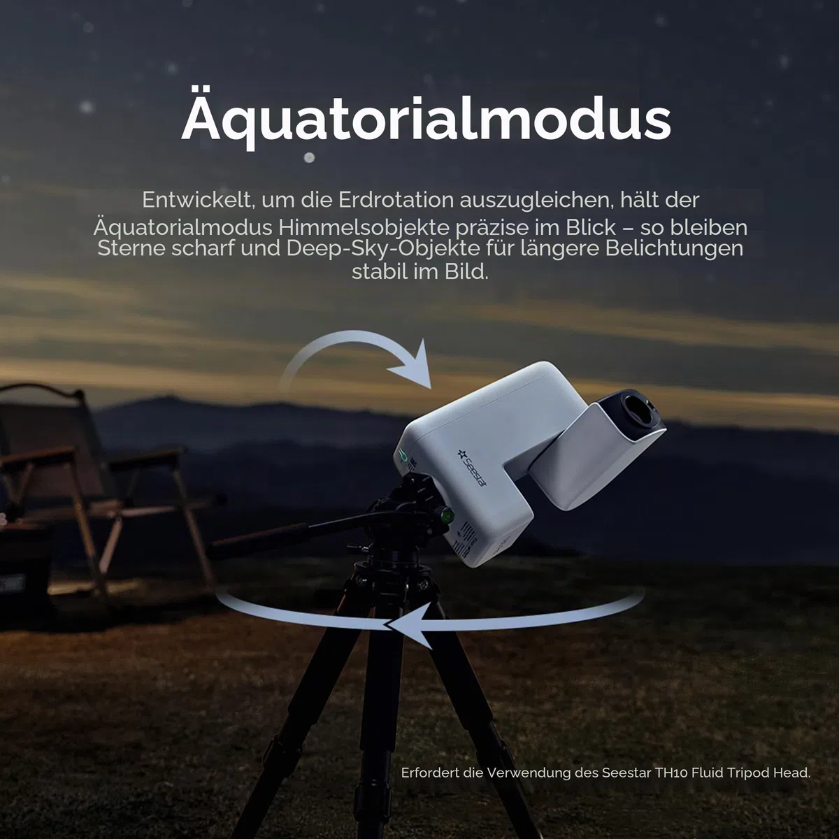 ZWO Seestar S30 Pro Smart Teleskop, 4K Dual Kamera Astrofotografie Teleskop mit Auto Tracking & GoTo, App-gesteuert, One-Tap Capture & Processing für Milchstraße, Deep Sky und Weitfeld-Bildgebung