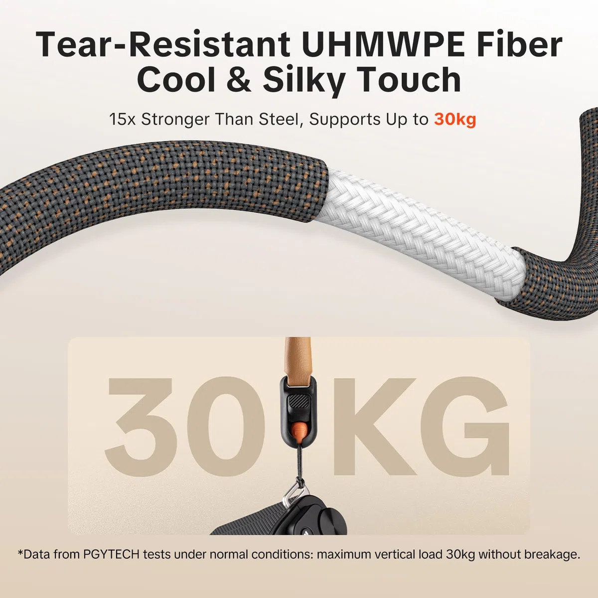 PGYTECH Kameragurt Slim Verstellbarer Schnellverschluss-Schultergurt 820-1360mm Leichter Farbmix-Haltegurt für System/Kompakt/Instax/Digitalkameras, Trendy Stil