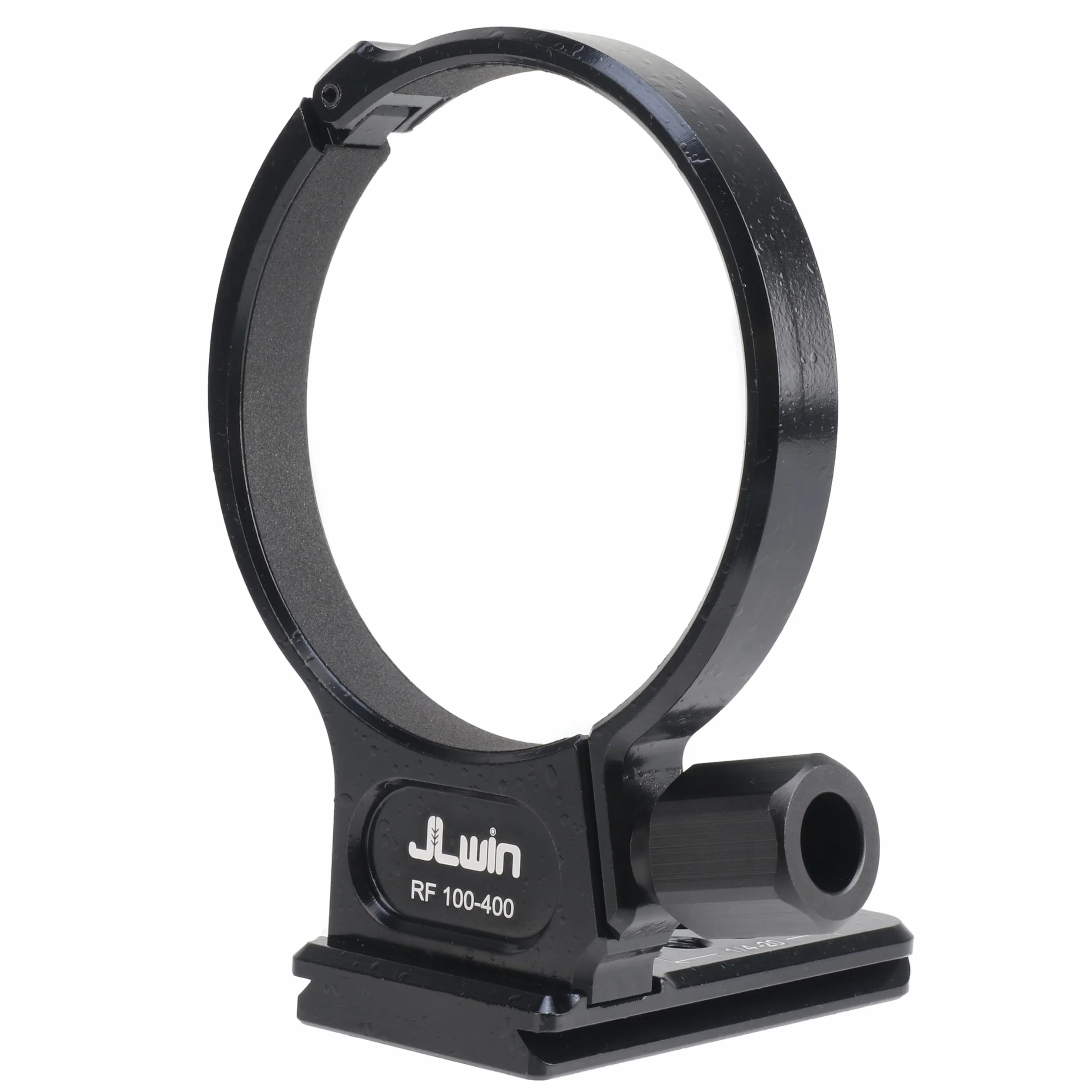 Hersmay 75mm Metall Objektiv Stativschelle für Canon RF 100–400 mm F/5.6–8 ist USM Objektiv, integrierte Arca Swiss Stativ Schnellwechselplatte mit 1/4" & 3/8" Schraube