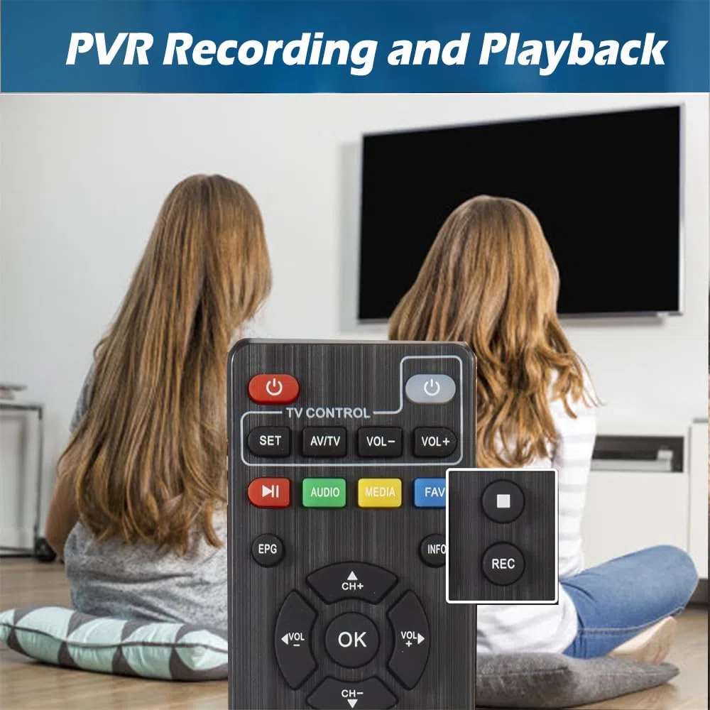 Romicta DVB-T2 Receiver & Kabel-Receiver DVB-C – H.265 HEVC FTA Full HD 1080P, PVR, USB, HDMI, Timeshift, Digitaler Terrestrischer TV-Tuner, Keine Unterstützung für Freenet TV und Satelliten