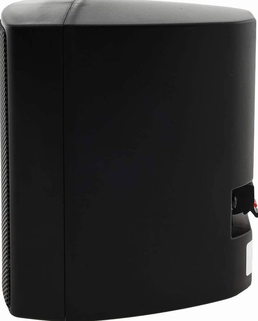 ChiliTec 2-Wege Lautsprecher Schwarz, Paar, Wand-Lautsprecher für HiFi Stereoanlage Heimkino, 40Watt 8Ohm