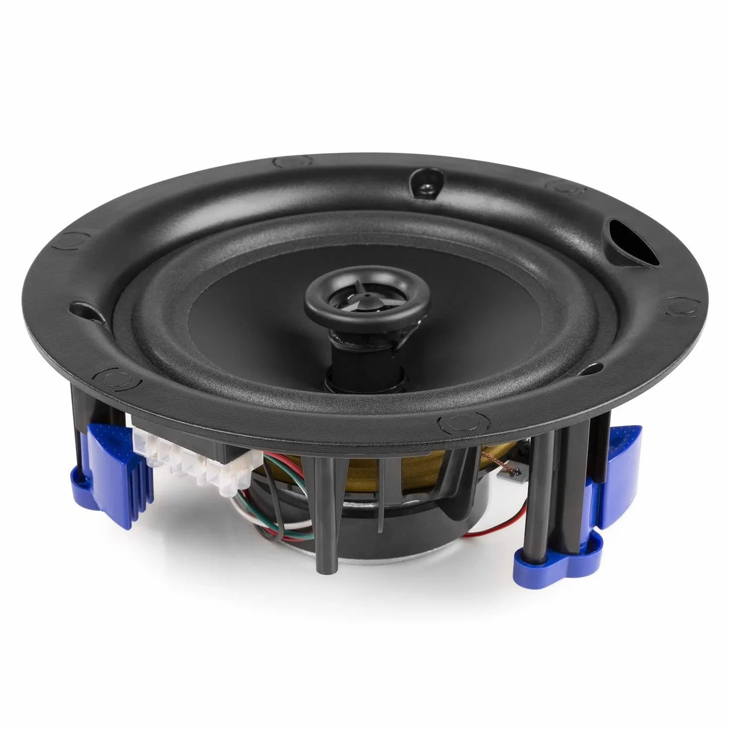 Power Dynamics NCSP8 - Deckenlautsprecher mit 8" Tieftöner, 40 Watt, 2-Wege Einbaulautsprecher, Magnet Gitter & Flaches Design – ideal für Wohnraum, Büros, Restaurants - 22,9cm x 8,7cm - Schwarz