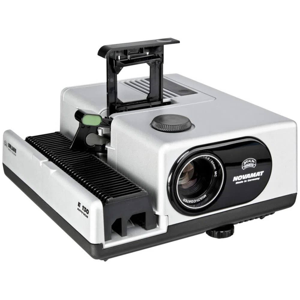 Braun Diaprojektor Novamat E 130 inkl. Objektiv 2,8/85 mm MC