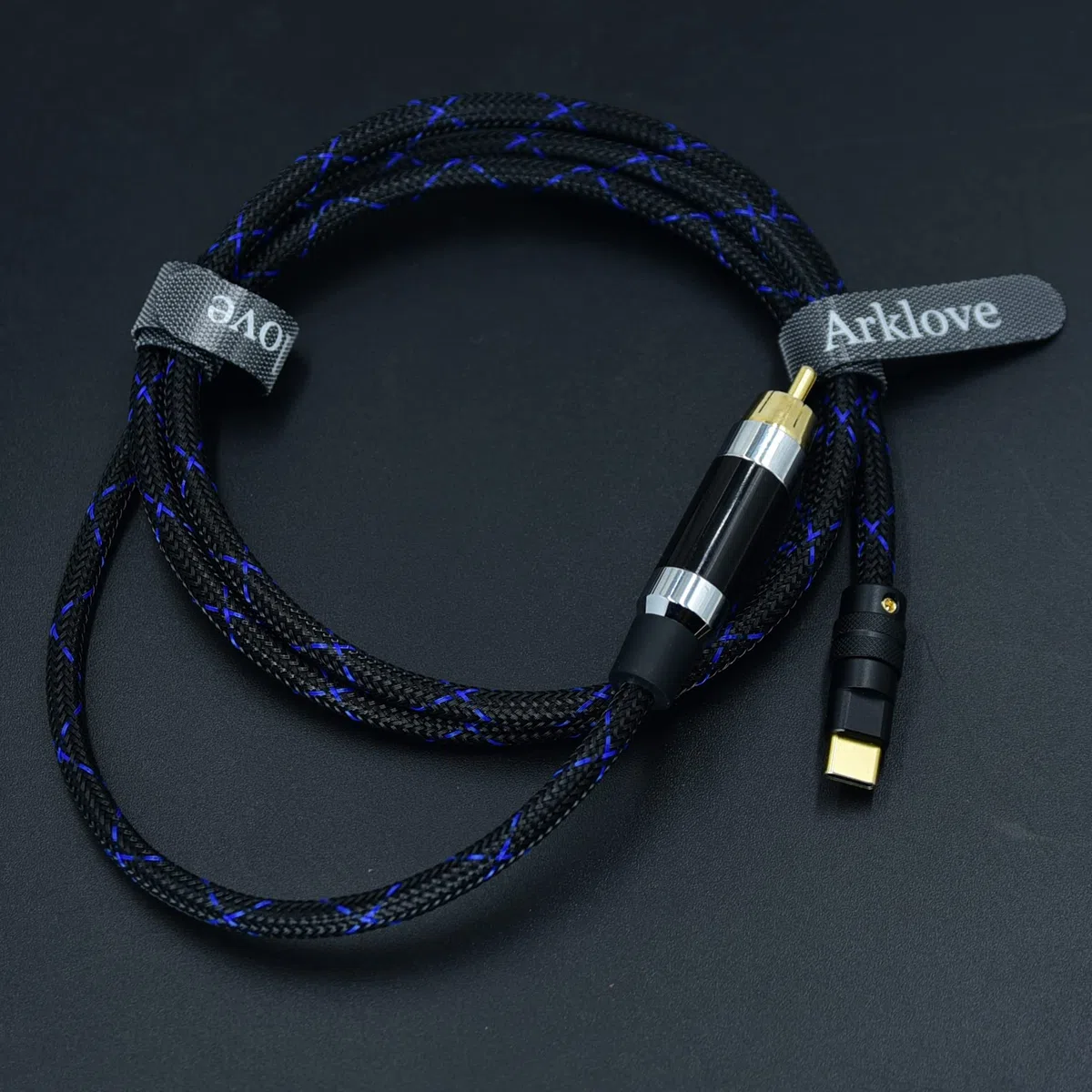 2,1 m USB C auf Koaxialkabel, Stecker Typ-C auf digitale Koaxial-Audio-Schnittstelle, Cinch-Buchse, Adapterdraht, SPDIF für DAC-Verstärker DSD64, dsd128, 192 K