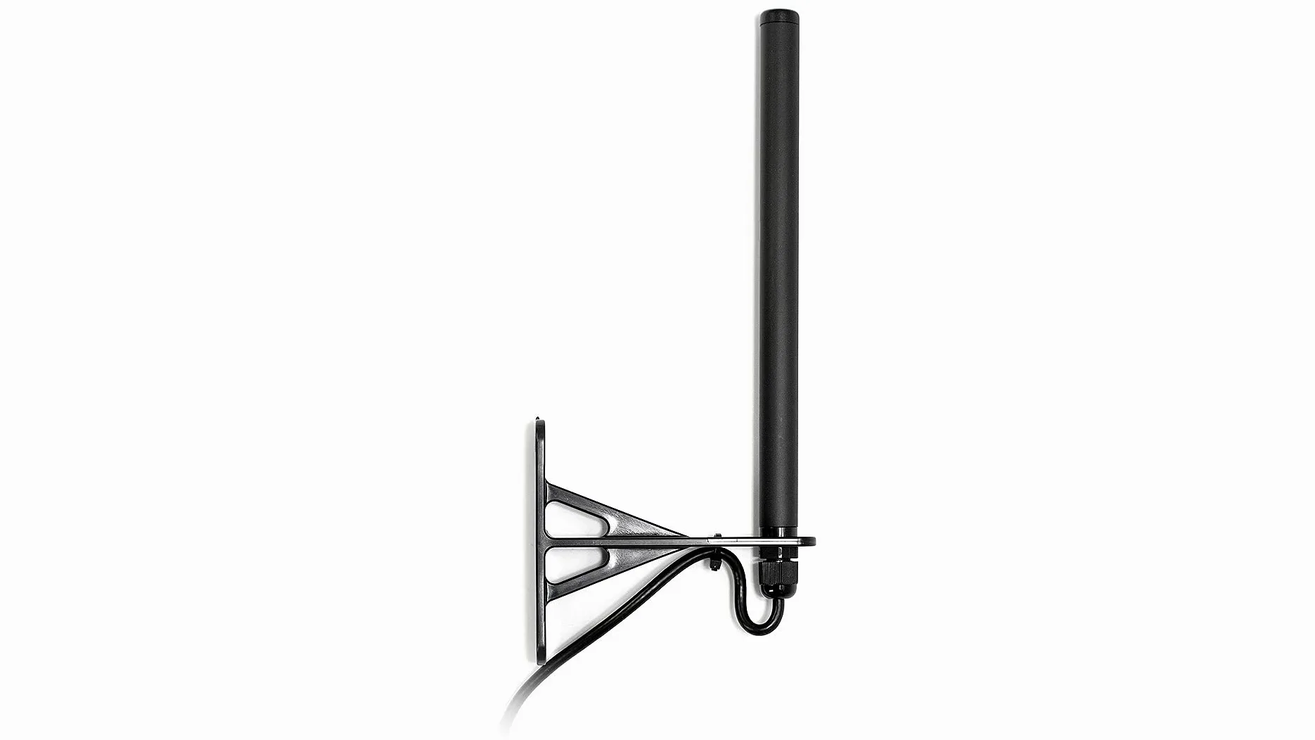 Breitband Antenne für 4G LTE, 3G, UMTS, 2G, GSM, Bluetooth, WLAN, SMA/M Stecker, Rundstrahl Stationsantenne für den Innenbereich zur Wandmontage, 5 m Kabellänge