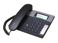 Telekom Concept PA412, Analoges Telefon Schnurgebunden mit Anrufbeantworter, Schwarzblau