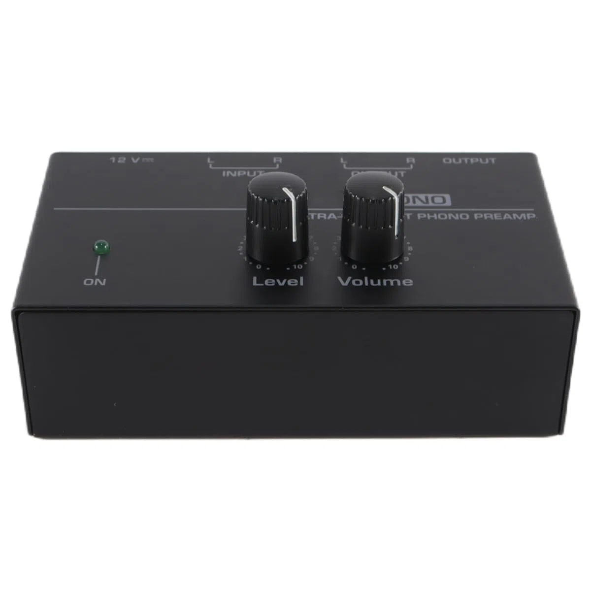 Alide PP500 Phono-Vorverstärker mit Lautstärkeregler, kompakter Audio-Vorverstärker für Plattenspieler, Heim-Audiosysteme, Schwarz