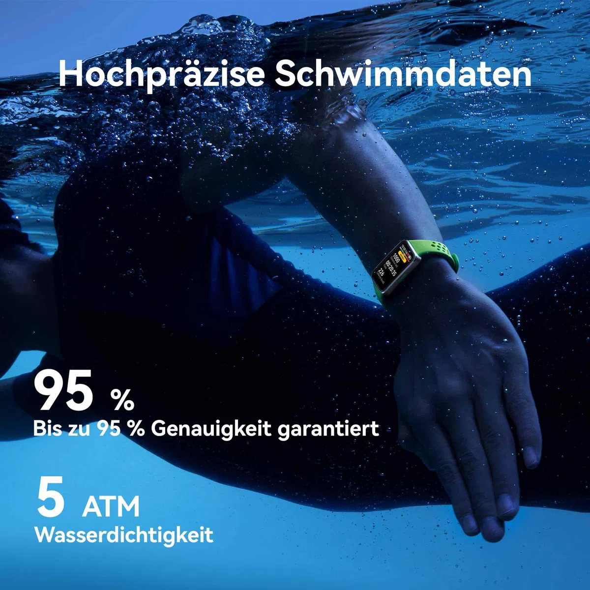 HUAWEI Band 10 Smartwatch, Fitness-Tracker, Schwarz | 24/7 Tracking bietet genaue Schlafanalyse & HRV-Messung. Perfekt für Fitness-Enthusiasten zur täglichen Regeneration.