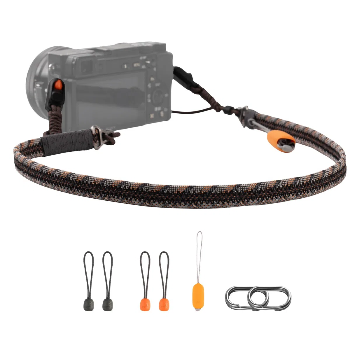 PGYTECH Kameragurt Slim Verstellbarer Schnellverschluss-Schultergurt 820-1360mm Leichter Farbmix-Haltegurt für System/Kompakt/Instax/Digitalkameras, Trendy Stil