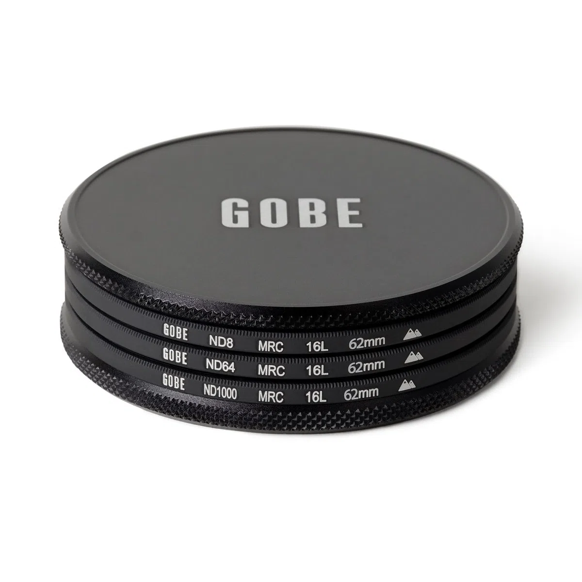 Gobe ND Filter Kit 62mm MRC 16-lagig: ND4, ND16, ND32