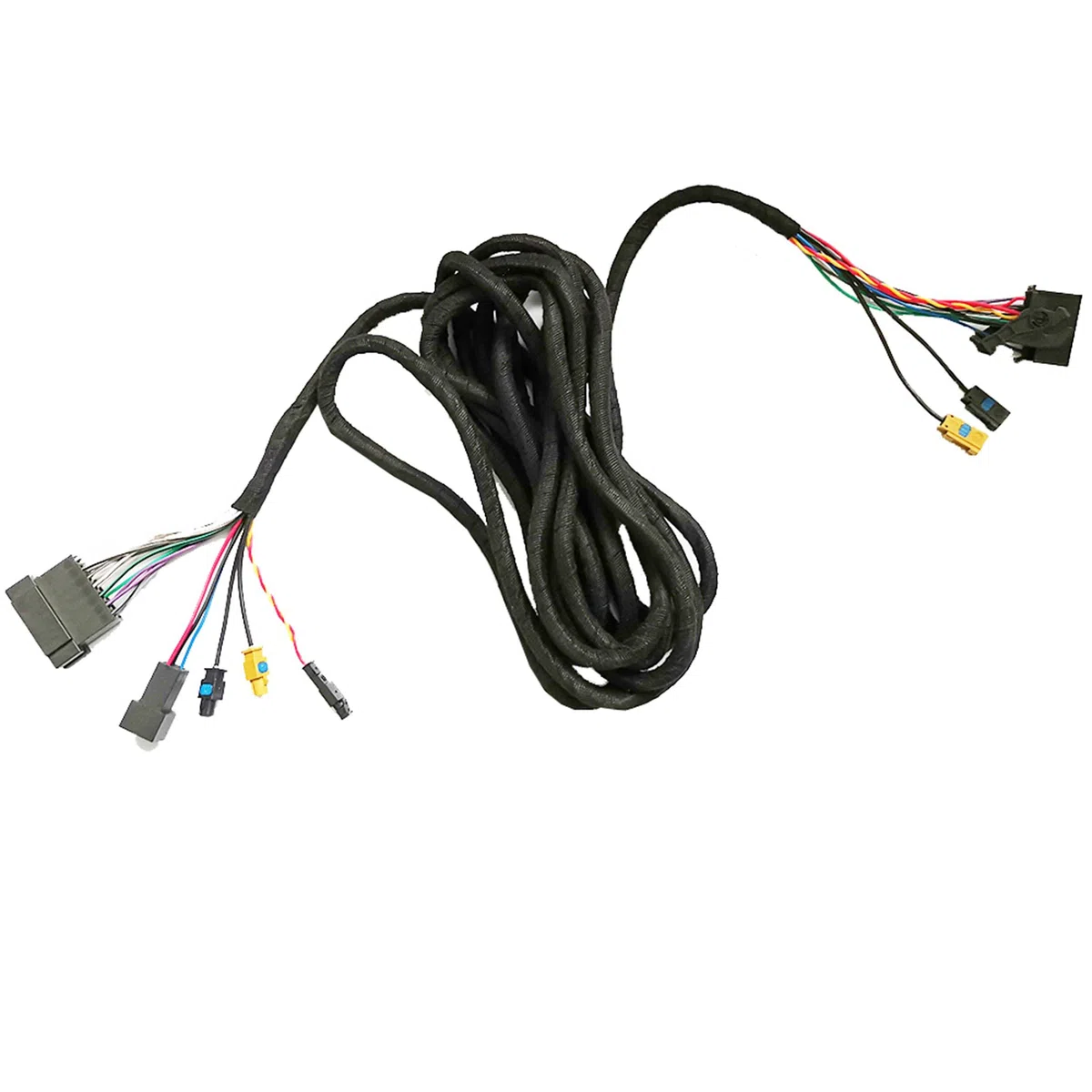 Kompatibel mit: Mercedes C215 W220 W211 W219 R230 APS50 LWL Kabel auf NTG2.5 Stecker Adapter