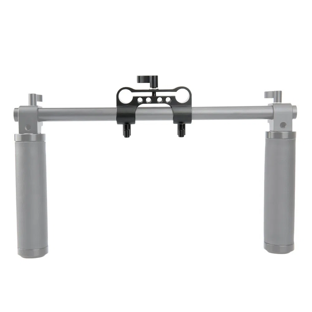 NICEYRIG 15 mm Rod Clamp Dual zu Single 90 Grad Schienenblock für Video Camcorder Kamera DV/DC Schulter Support System